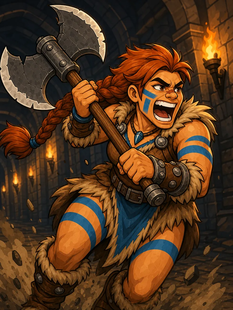 The Snowfield Warsinger (Barbarian)