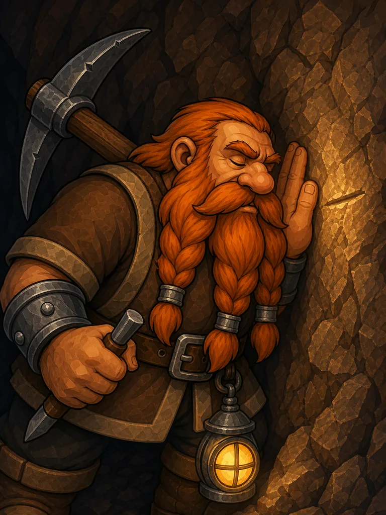 The Stone-Speaker (Dwarf Miner)