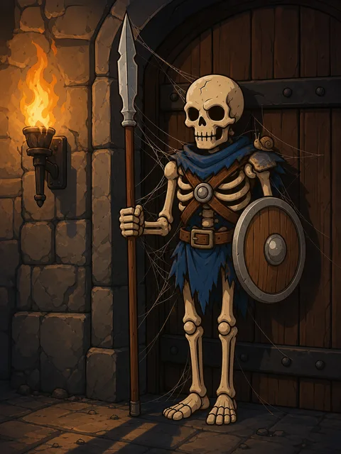 The Oldest Resident (Skeleton)