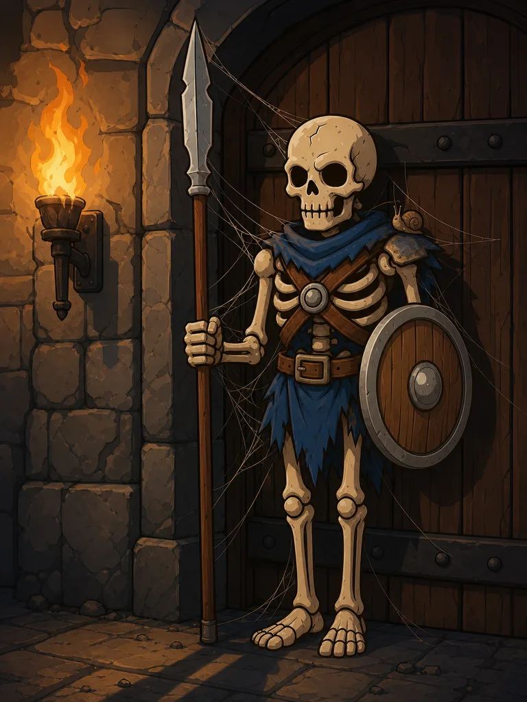 The Oldest Resident (Skeleton)